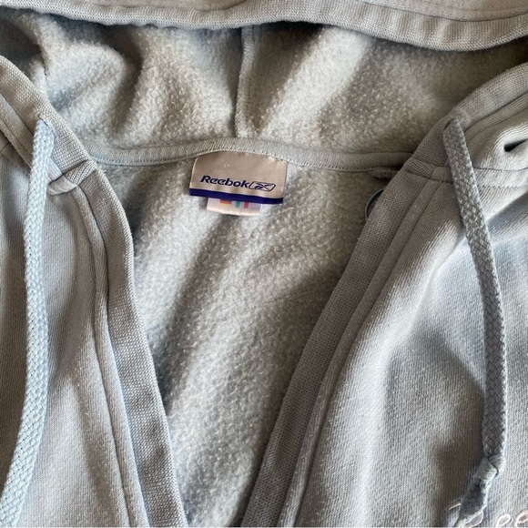 Vintage Y2K Reebok hoodie baby blue size S - Picture 5 of 11